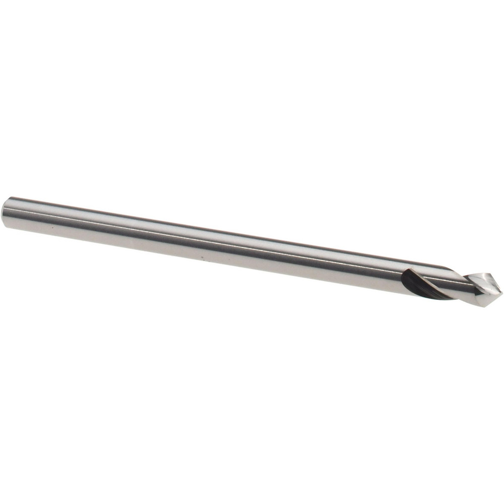 Titan USA Spotting Drill: 1/8" Dia, 90 deg, 2" OAL, Solid Carbide - TC18708