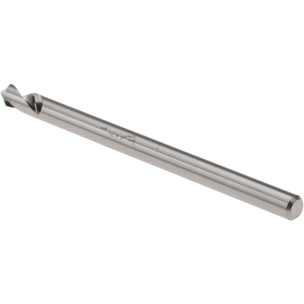 Titan USA Spotting Drill: 1/8" Dia, 90 deg, 2" OAL, Solid Carbide - TC18708