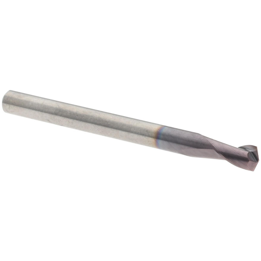 Harvey Tool Spotting Drill: 1/8" Dia, 90 deg, 1-1/2" OAL, Solid Carbide - 816108