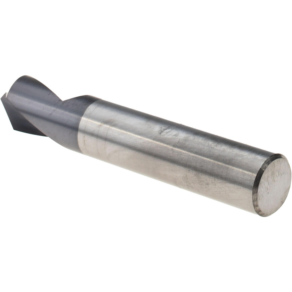Titan USA Spotting Drill: 1/2" Dia, 90 deg, 3" OAL, Solid Carbide - TC28732