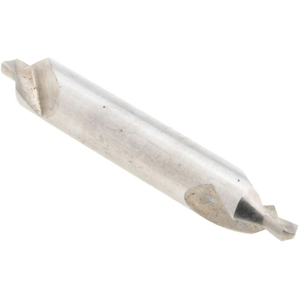 Hertel Combination Drill & Countersink: #4, 5/16" Body Dia, 118 deg, High-Speed Steel - H-81154040000
