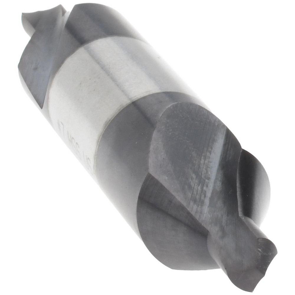 Titan USA Combination Drill & Countersink: #7, 5/8" Body Dia, 118 deg, High-Speed Steel - CS35007
