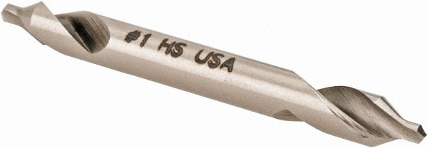 Walter-Titex Combination Drill & Countersink: 4.00 mm Body Dia, High-Speed Steel - 5073620