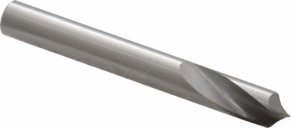 Walter-Titex Spotting Drill: 6.00 mm Dia, 90 deg, 66 mm OAL, Solid Carbide - 5058254