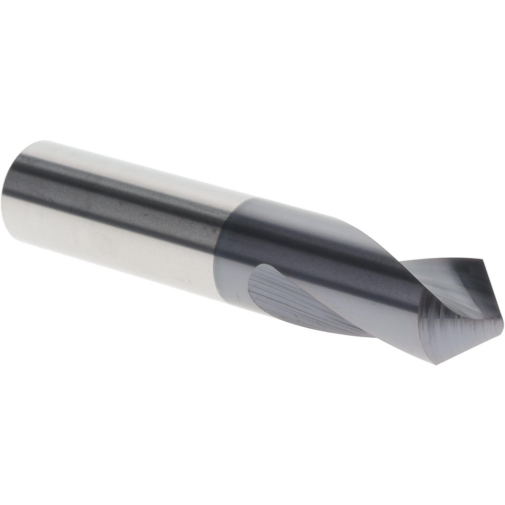 Titan USA Spotting Drill: 3/4" Dia, 90 deg, 4" OAL, Solid Carbide - TC28748