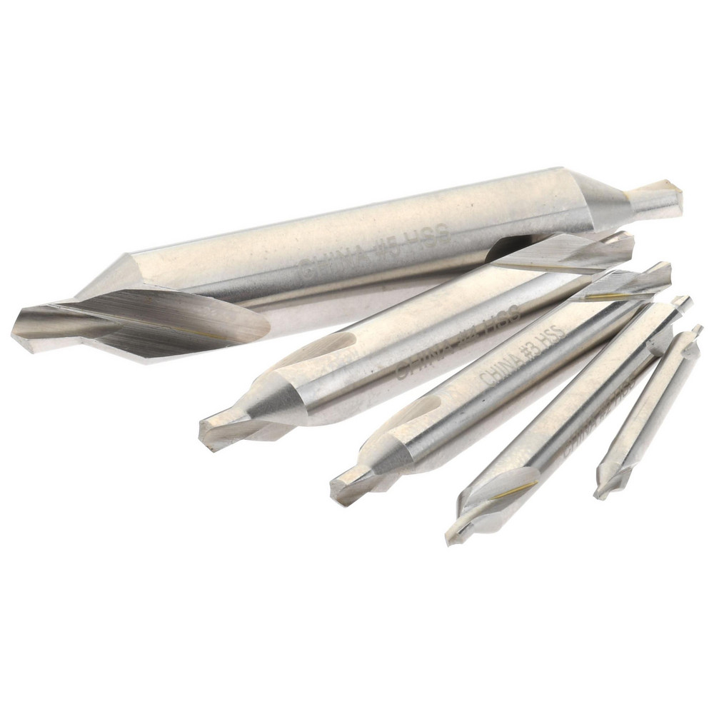 Value Collection 5 Pc #1 to #5 High Speed Steel Combo Drill & Countersink Set - 217-7905
