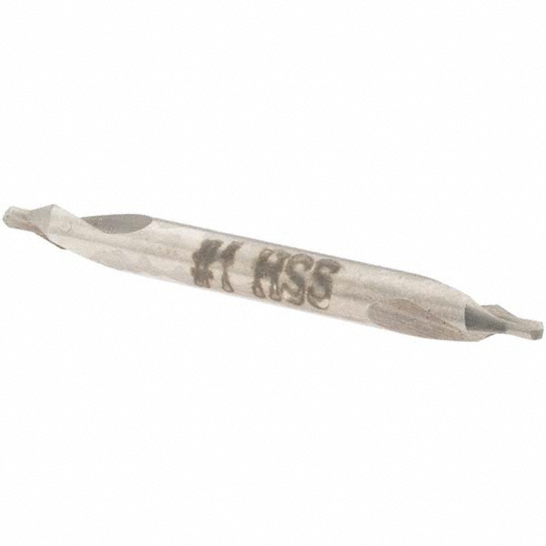 Walter-Titex Combination Drill & Countersink: 5.00 mm Body Dia, 60 deg, High-Speed Steel - 5073643