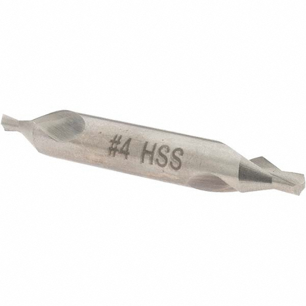 Walter-Titex Combination Drill & Countersink: 5.00 mm Body Dia, 60 deg, High-Speed Steel - 5073643