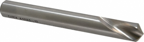 Magafor Spotting Drill: 12.00 mm Dia, 120 deg, Cobalt M-35 (HSS-E) - 81196120000