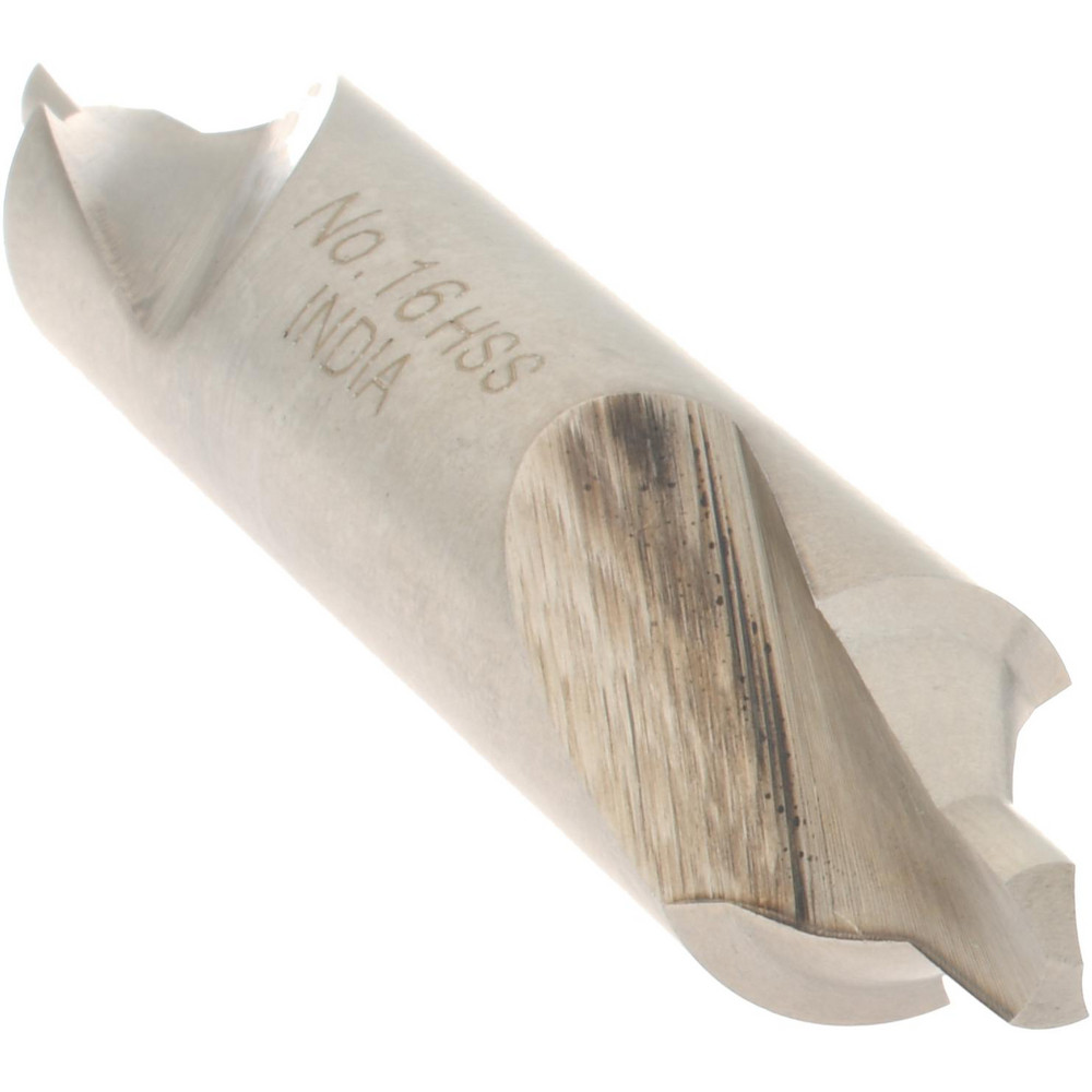 Value Collection Combination Drill & Countersink: #16, 1/2" Body Dia, 118 deg, High-Speed Steel - 157400016000000