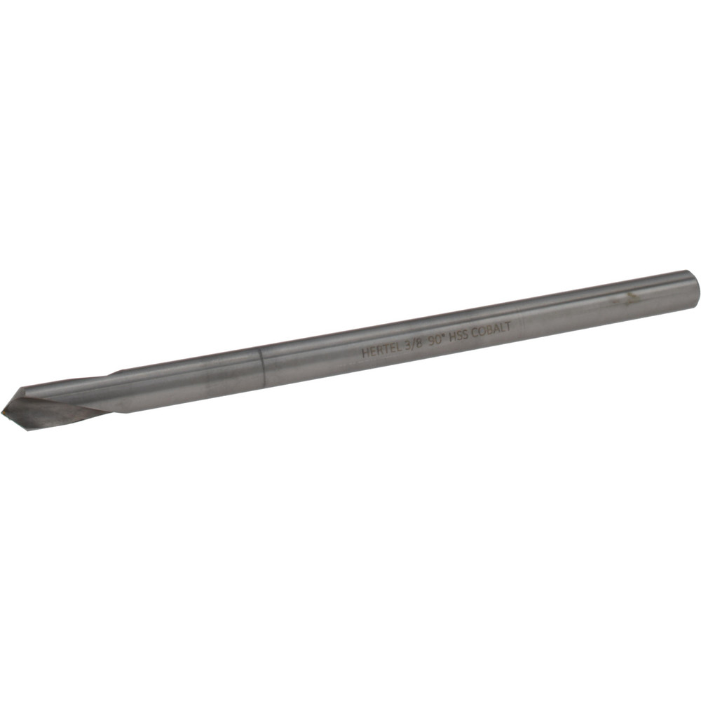 Hertel Spotting Drill: 3/8" Dia, 90 deg, 6-3/4" OAL, Cobalt M-35 (HSS-E) - H-81197095200
