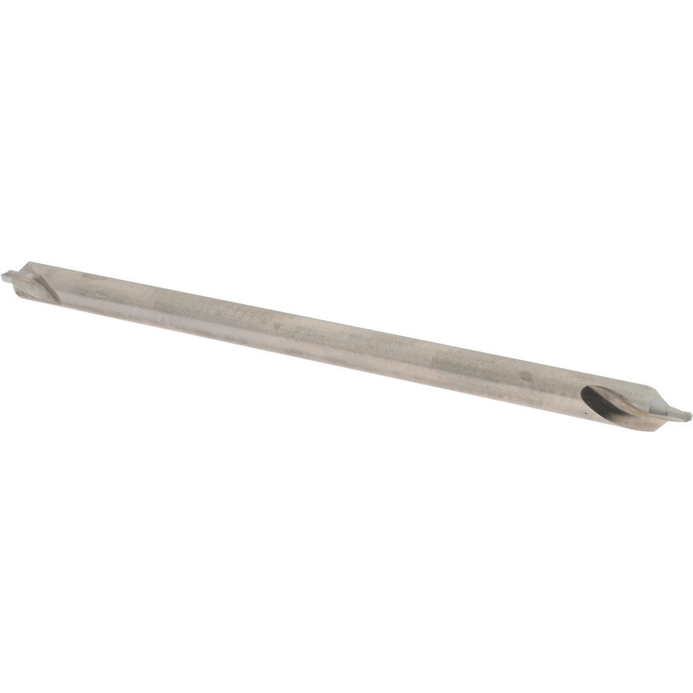 Hertel Combination Drill & Countersink: #4, 5/16" Body Dia, 118 deg, High-Speed Steel - H-81155L04060