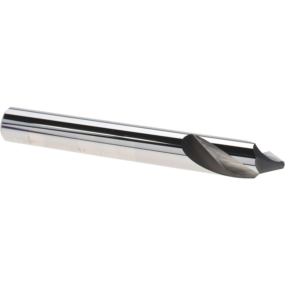 Micro 100 Spotting Drill: 5/16" Dia, 140 deg, 2-1/2" OAL, Solid Carbide - SPD-312-140X