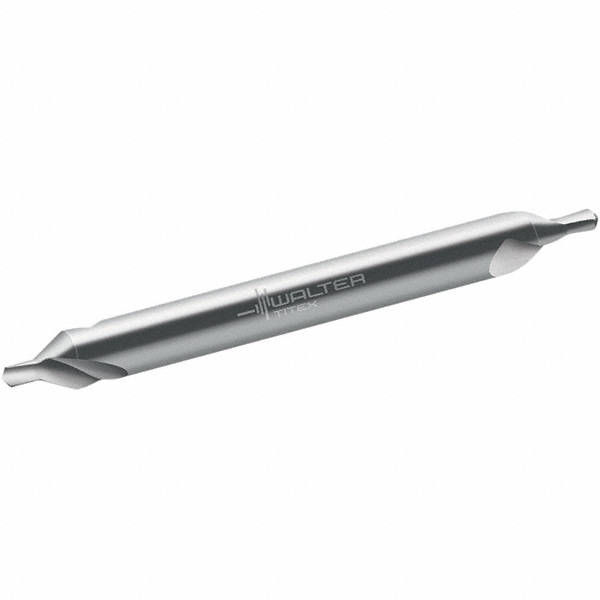 Walter-Titex Combination Drill & Countersink: 8.00 mm Body Dia, High-Speed Steel - 5073640