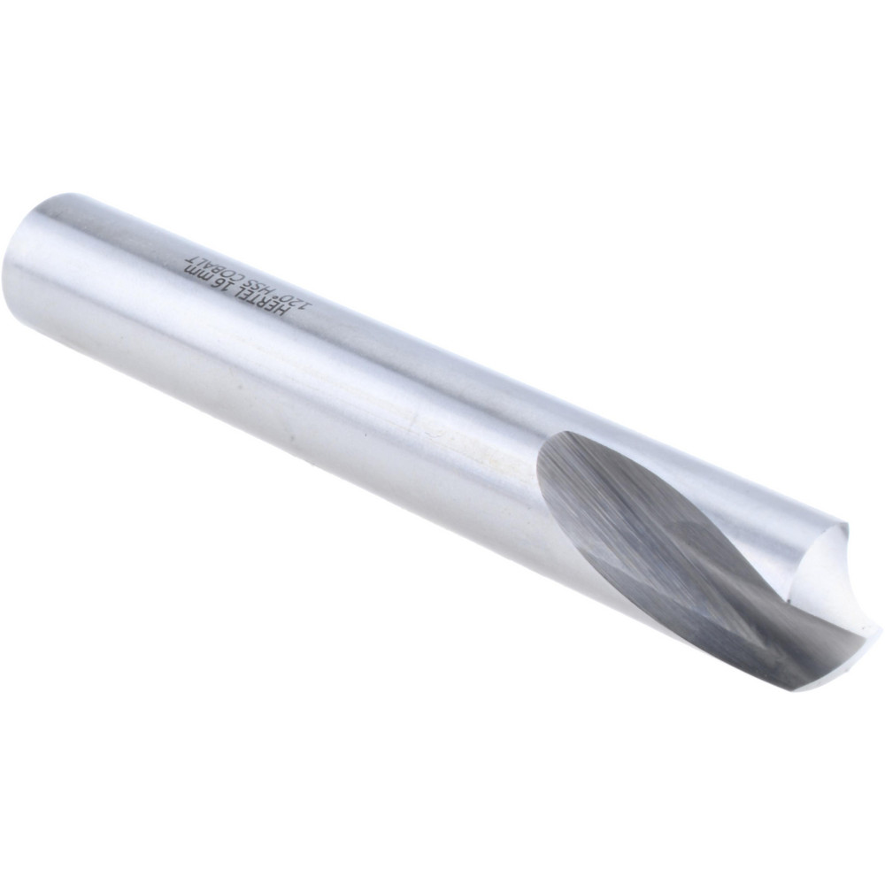 Hertel Spotting Drill: 16.00 mm Dia, 120 deg, Cobalt M-35 (HSS-E) - H-81196160000