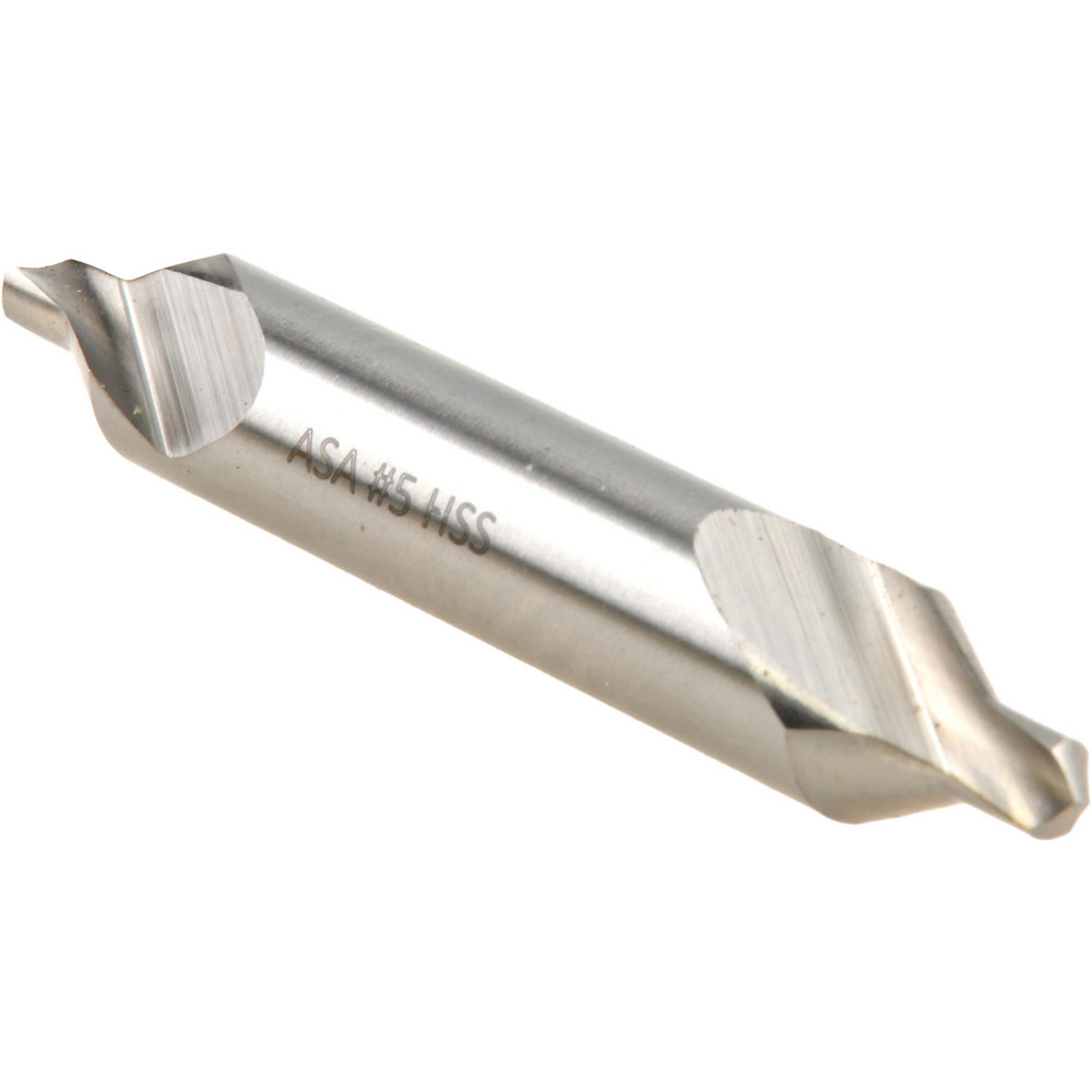 Magafor Combination Drill & Countersink: #10, 1" Body Dia, 118 deg, High-Speed Steel - 81115100000