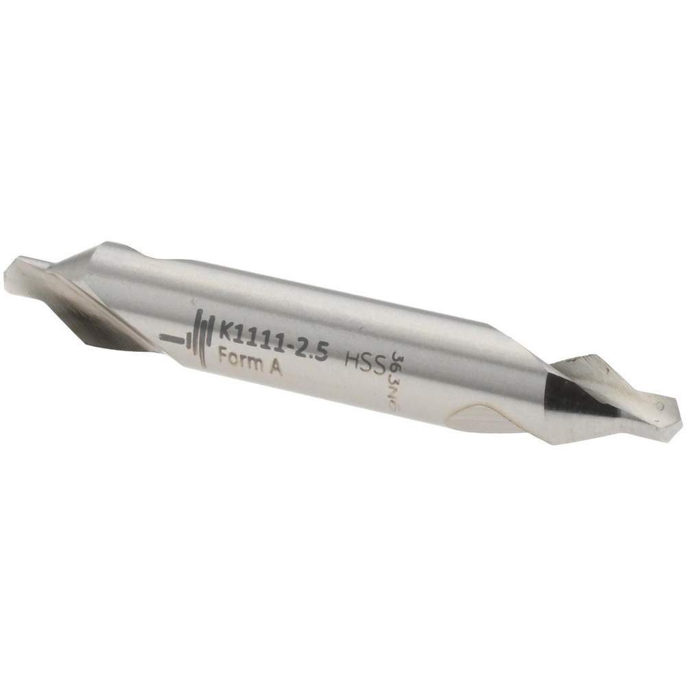Walter-Titex Combination Drill & Countersink: 6.30 mm Body Dia, High-Speed Steel - 5073522