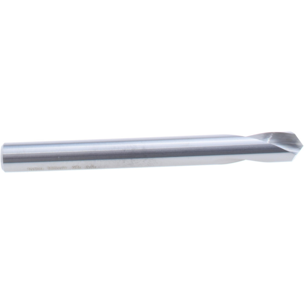 Keo Spotting Drill: 1/4" Dia, 142 deg, 2-1/2" OAL, Solid Carbide - 956-000-607