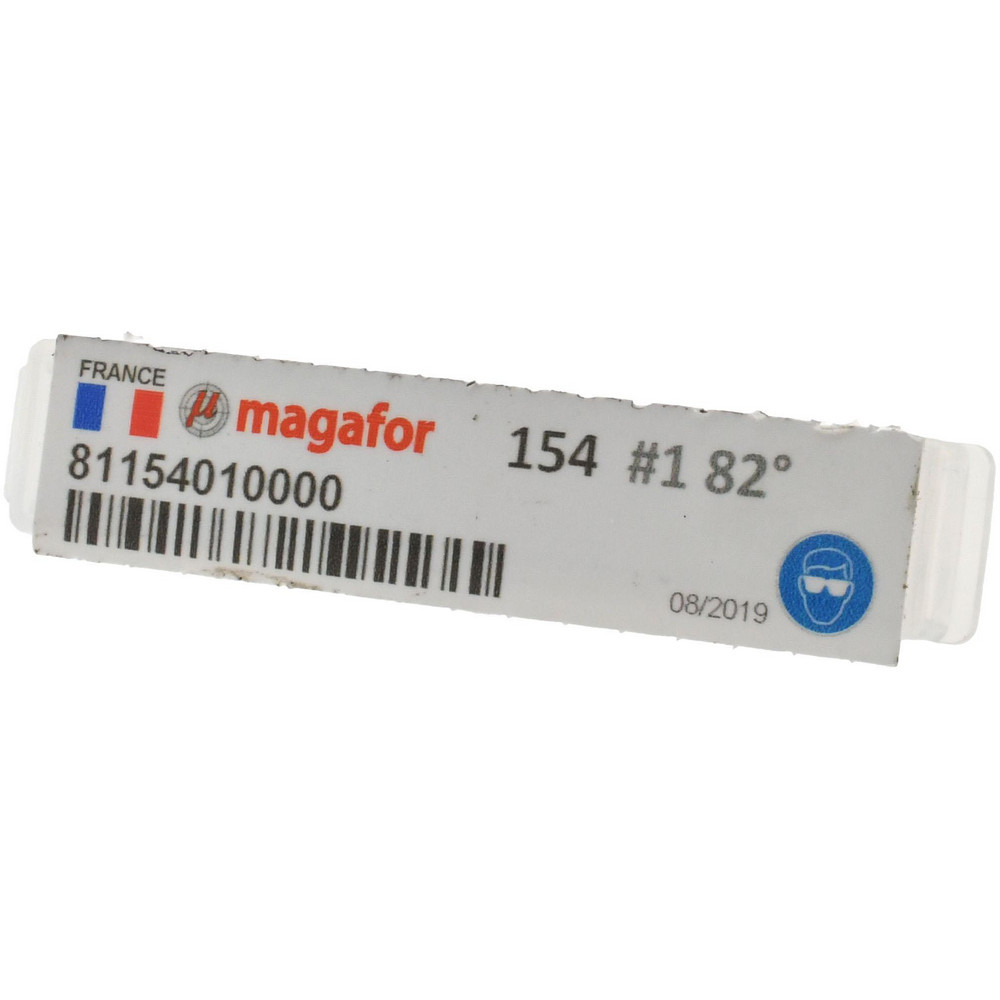 Magafor Combination Drill & Countersink: #1, 1/8" Body Dia, High-Speed Steel - 81154010000