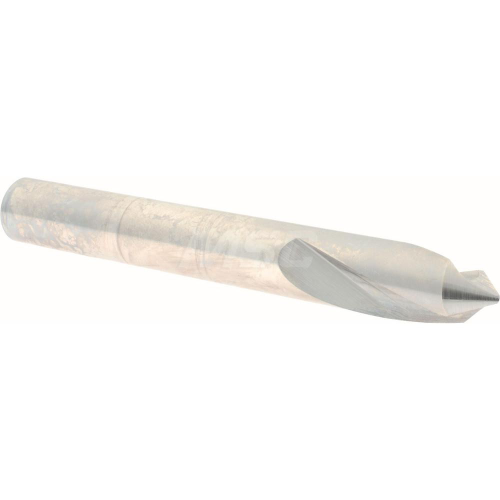 Accupro Spotting Drill: 7/16" Dia, 90 deg, 3" OAL, Solid Carbide - 89698757