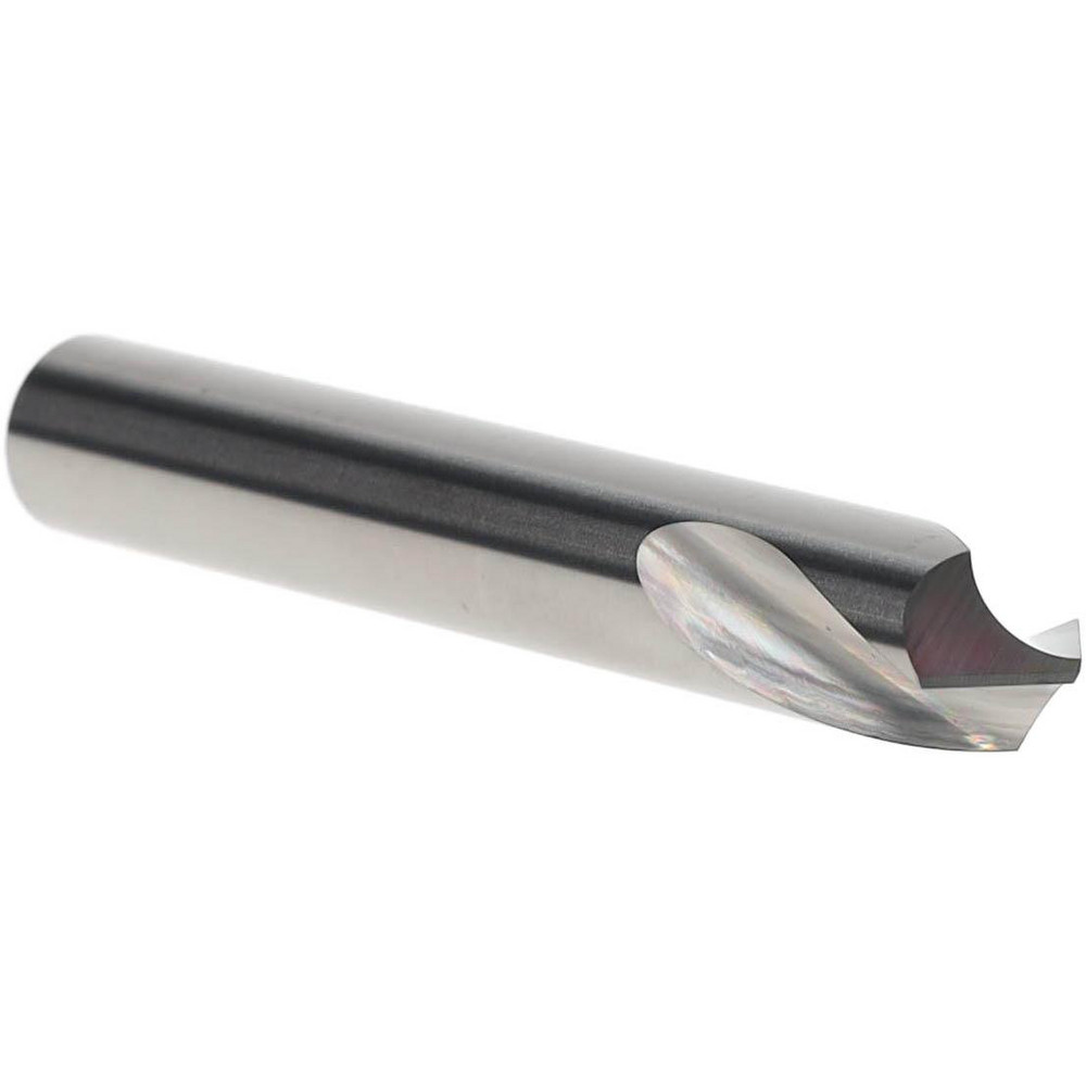 Accupro Spotting Drill: 7/16" Dia, 90 deg, 3" OAL, Solid Carbide - 89698757