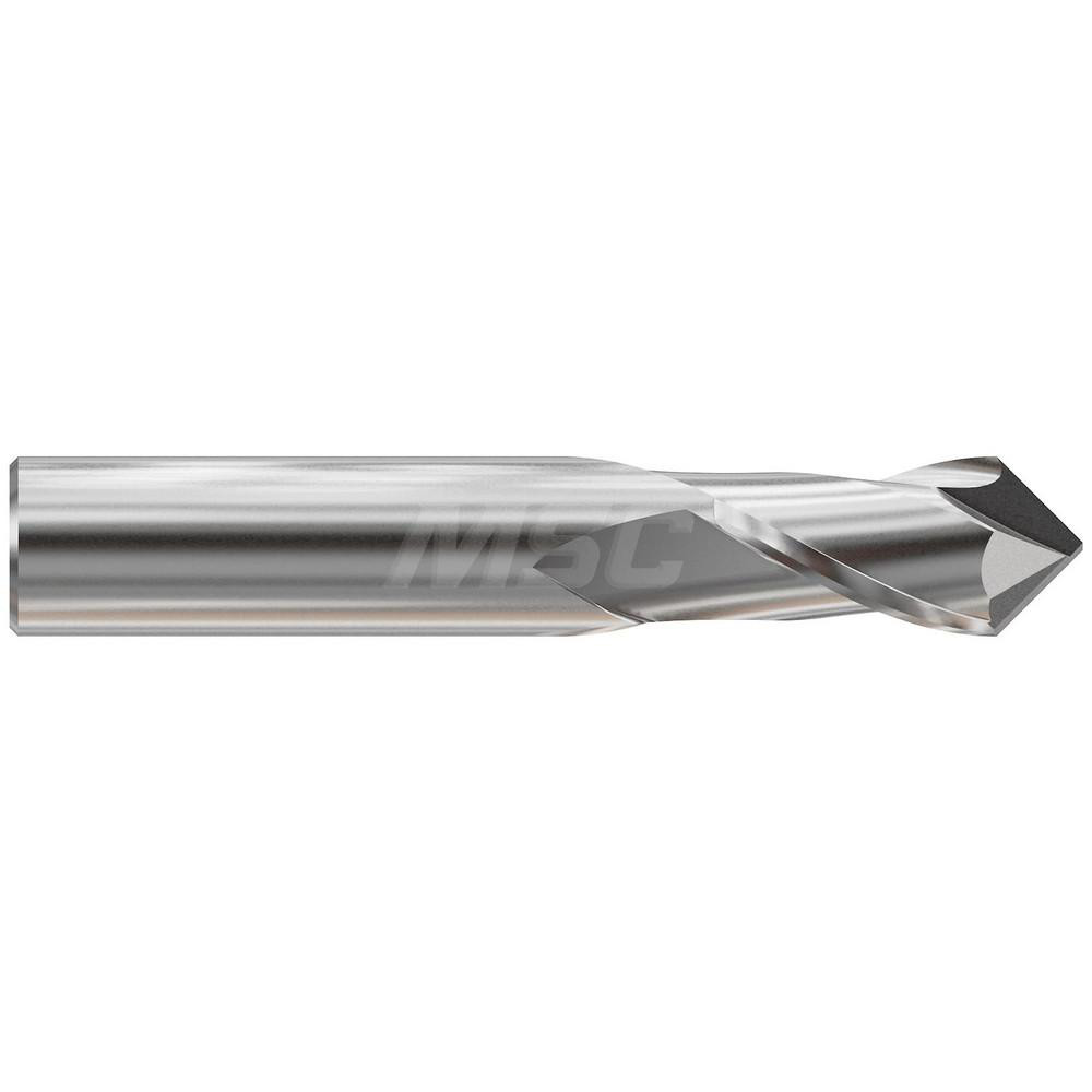 Accupro Spotting Drill: 7/16" Dia, 90 deg, 3" OAL, Solid Carbide - 89698757