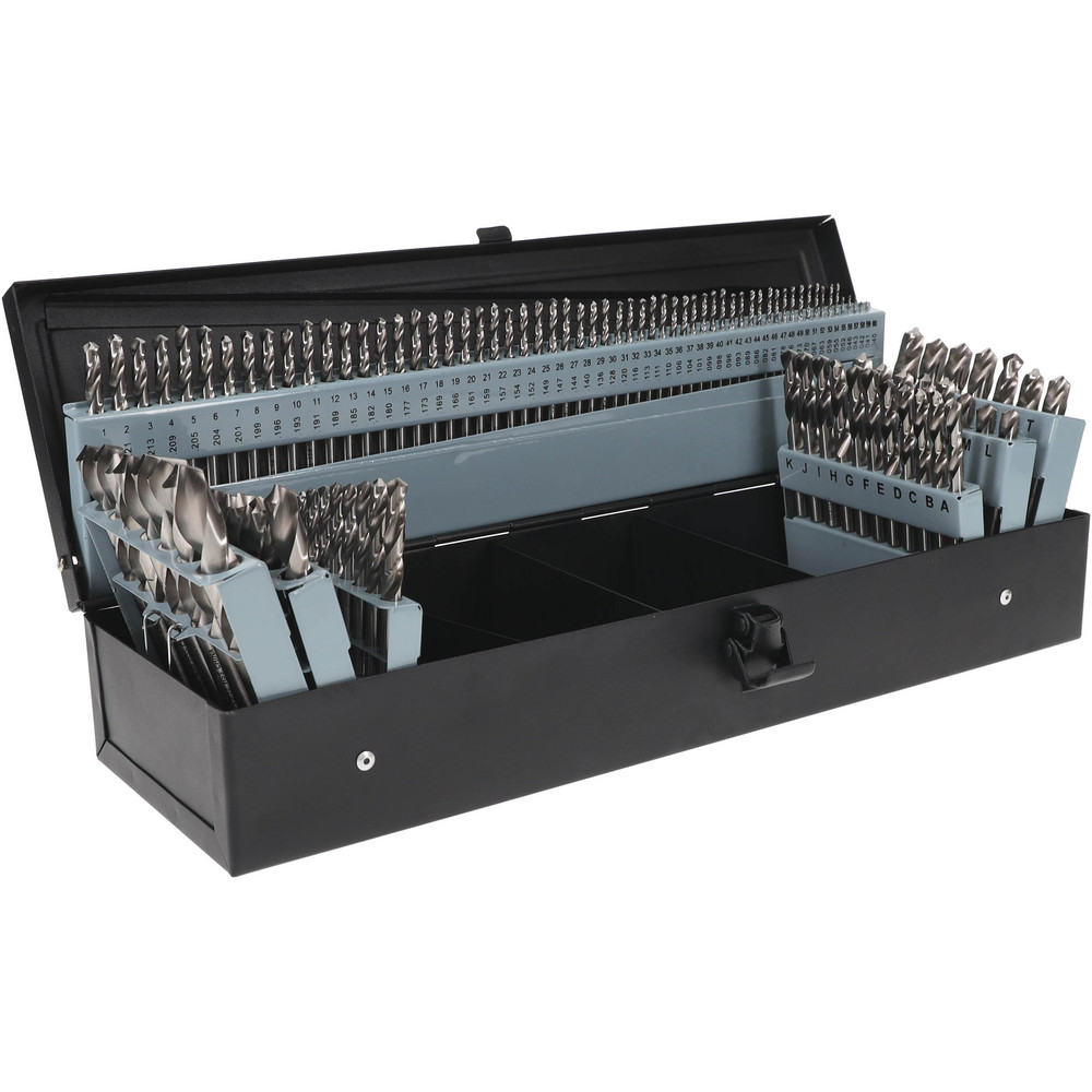 Chicago-Latrobe 5 Pc #1 to #5 High Speed Steel Combo Drill & Countersink Set - 56710