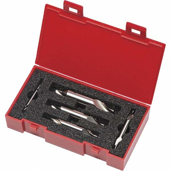 Chicago-Latrobe 5 Pc #1 to #5 High Speed Steel Combo Drill & Countersink Set - 56710