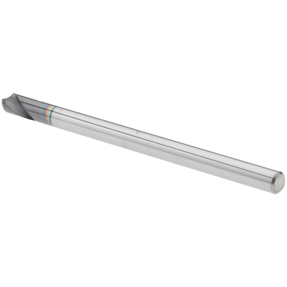 Titan USA Spotting Drill: 1/8" Dia, 90 deg, 2" OAL, Solid Carbide - TC28708