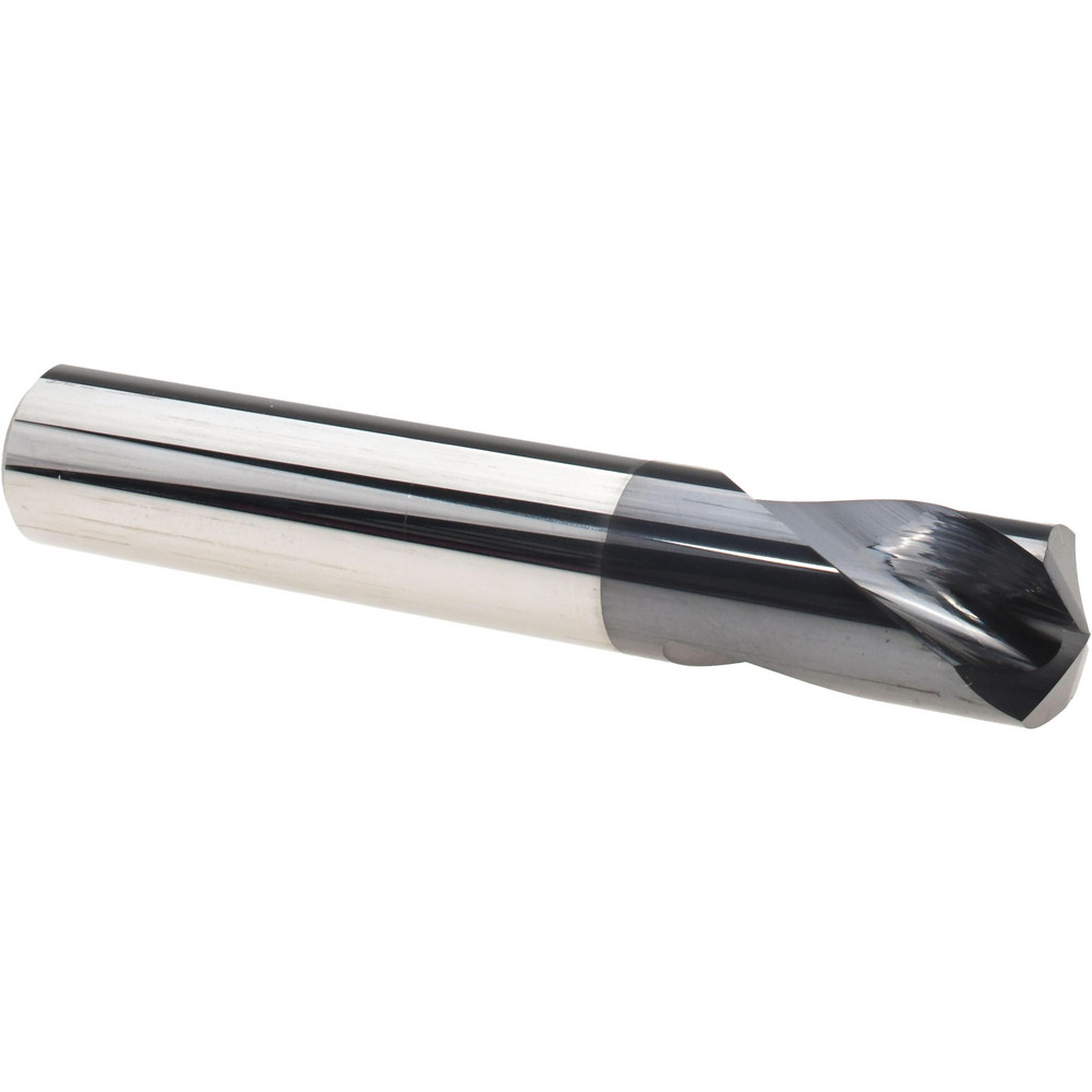 Emuge Spotting Drill: 1/2" Dia, 142 deg, 3" OAL, Solid Carbide - EFUT3300.1270