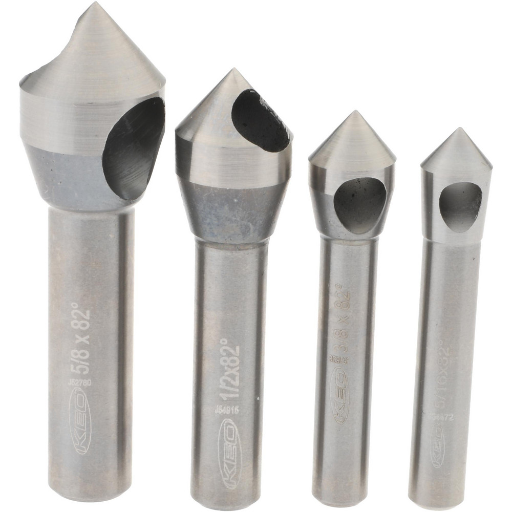 Keo Combination Drill & Countersink: 5/16" Body Dia, High-Speed Steel - 906-000-302