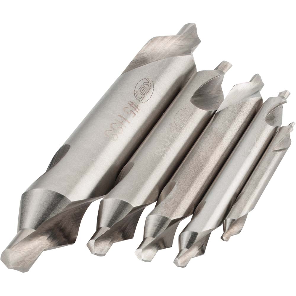 Keo Combination Drill & Countersink: 5/16" Body Dia, High-Speed Steel - 906-000-302