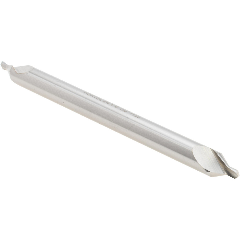 Hertel Combination Drill & Countersink: #4, 5/16" Body Dia, 118 deg, High-Speed Steel - H-81185040400