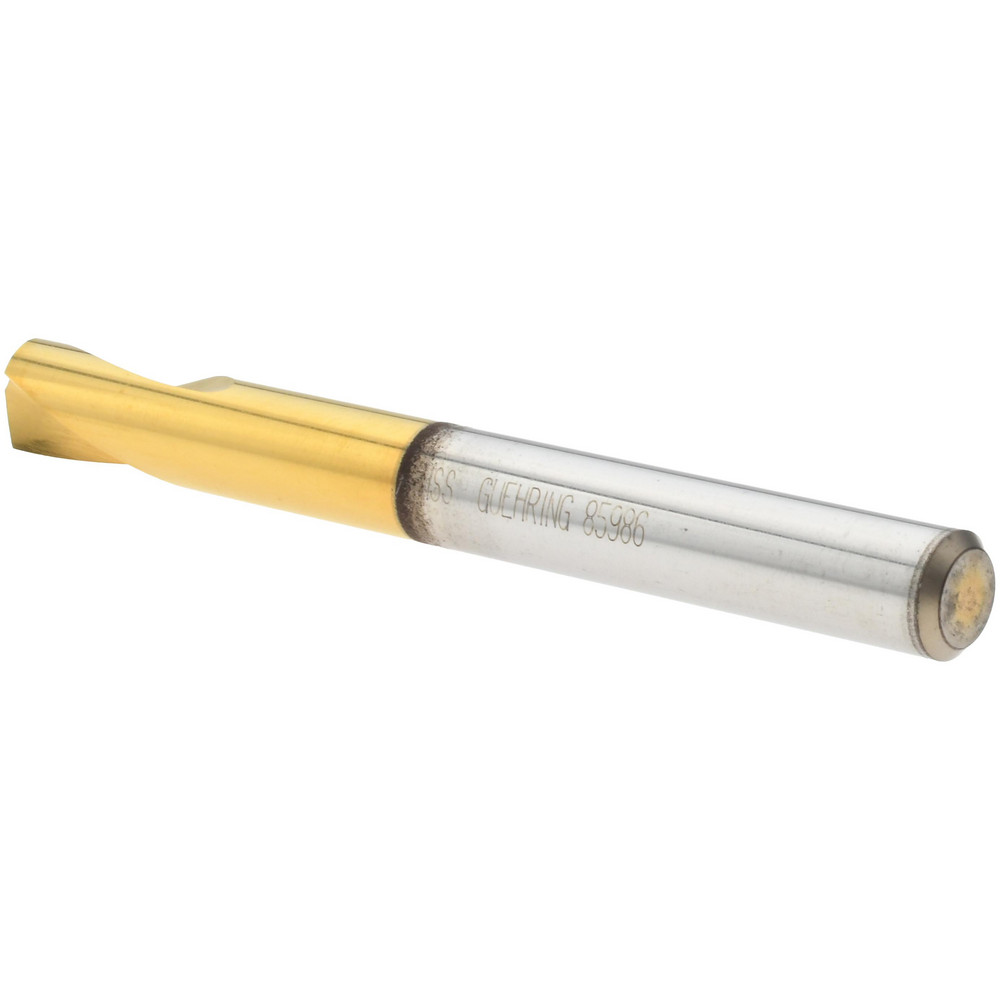 Guhring Spotting Drill: 8.00 mm Dia, 120 deg, 79 mm OAL, High-Speed Steel - 9005670080000