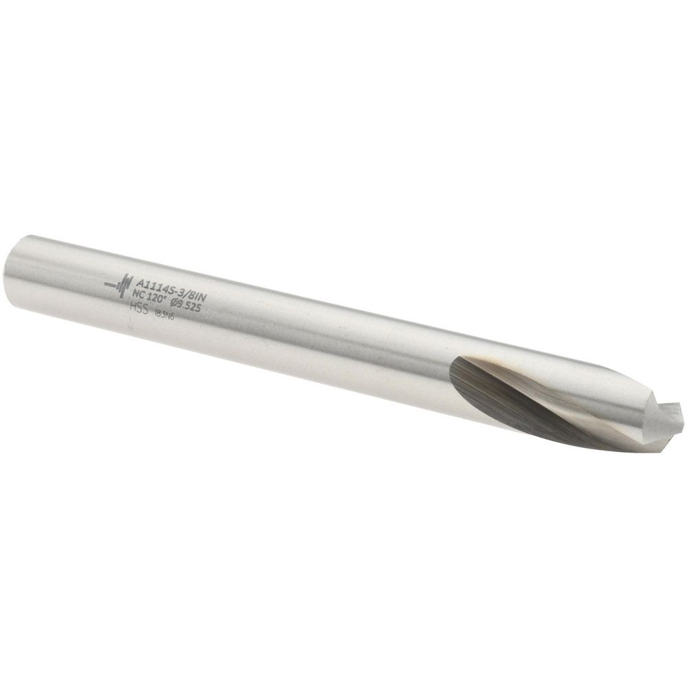 Walter-Titex Spotting Drill: 1" Dia, 120 deg, High-Speed Steel - 5153664