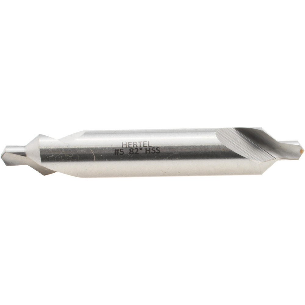 Keo Combination Drill & Countersink: #5, 7/16" Body Dia, 118 deg, High-Speed Steel - 906-000-122