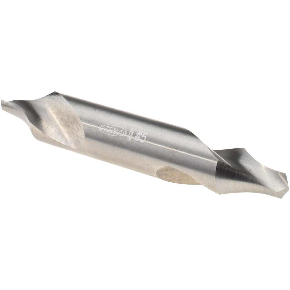 Keo Combination Drill & Countersink: #5, 7/16" Body Dia, 118 deg, High-Speed Steel - 906-000-122