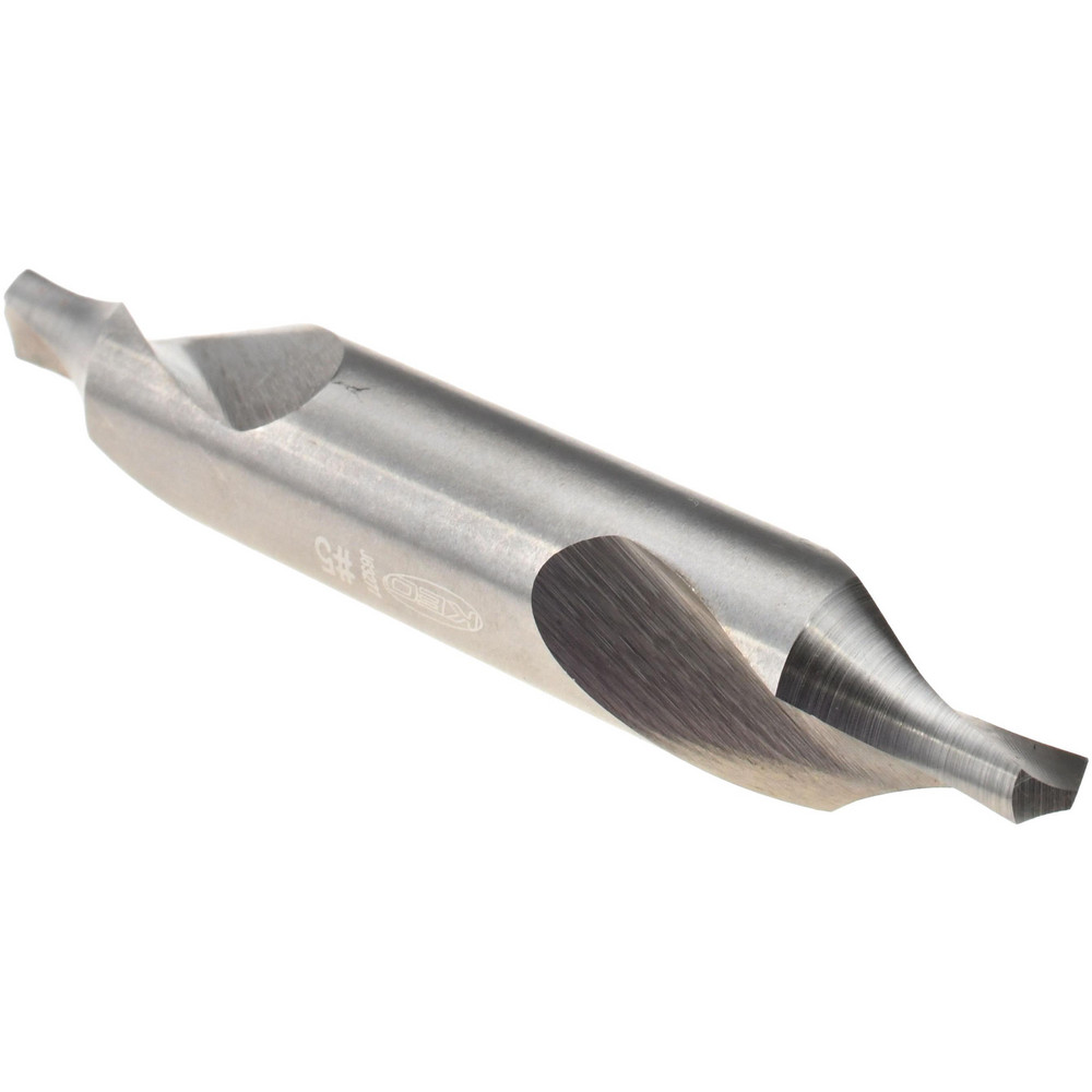 Keo Combination Drill & Countersink: #5, 7/16" Body Dia, 118 deg, High-Speed Steel - 906-000-122