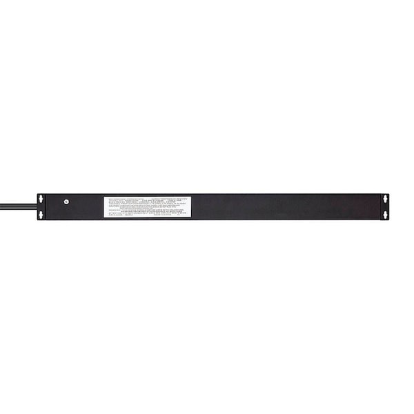 Monoprice 6 Outlet Metal Surge Protector Power Strip with 15ft Cord and Surface - 35097