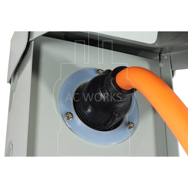 Ac Works 1.5FT RV 30A Plug to L14-30R Two Hots Bridged 30A 125/250V Connector - TT30L1430-018