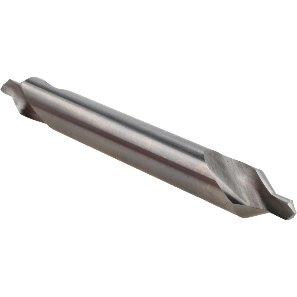 Hertel Combination Drill & Countersink: #5, 7/16" Body Dia, 118 deg, Cobalt - H-81186050400