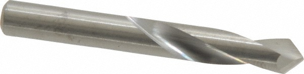 Guhring Spotting Drill: 6.00 mm Dia, 120 deg, 66 mm OAL, Solid Carbide - 9007240060000