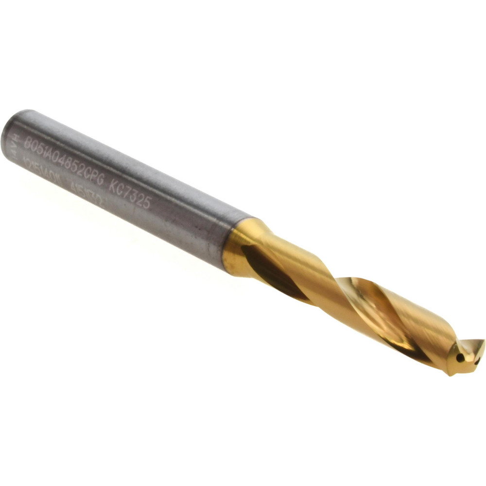 Kennametal Spotting Drill: 4.00 mm Dia, 90 deg, 54 mm OAL, Solid Carbide - 1191628