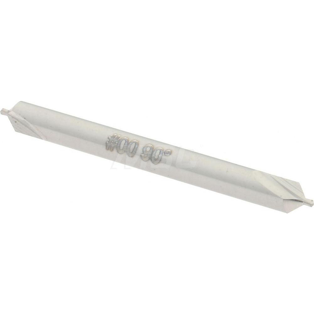 Titan USA Combination Drill & Countersink: #00, 1/8" Body Dia, 118 deg, High-Speed Steel - CS00020