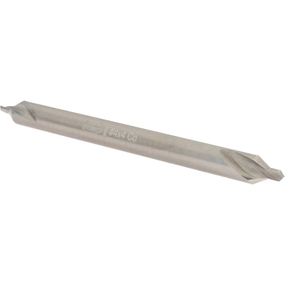 Titan USA Combination Drill & Countersink: #4, 5/16" Body Dia, 118 deg, High-Speed Steel - CS10004