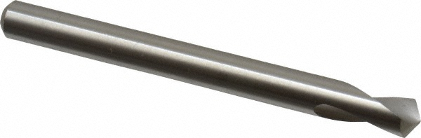 Guhring Spotting Drill: 6.00 mm Dia, 120 deg, 66 mm OAL, High-Speed Steel - 9005670060000