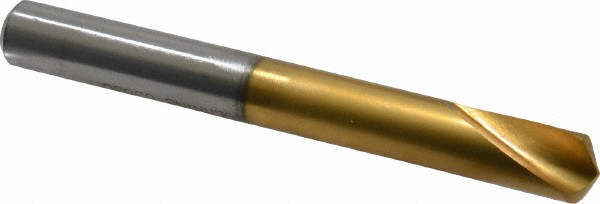 Guhring Spotting Drill: 6.00 mm Dia, 120 deg, 66 mm OAL, High-Speed Steel - 9005670060000