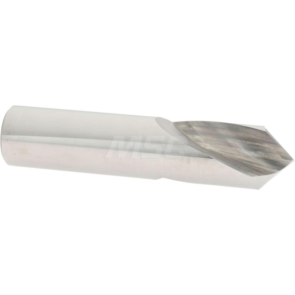 Accupro Spotting Drill: 7/8" Dia, 90 deg, 4" OAL, Solid Carbide - 89698856