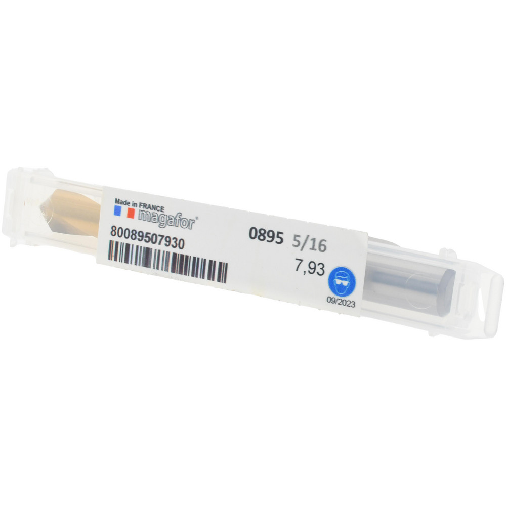 Magafor Spotting Drill: 5/16" Dia, 90 deg, 3-1/8" OAL, Cobalt M-35 (HSS-E) - 80089507930
