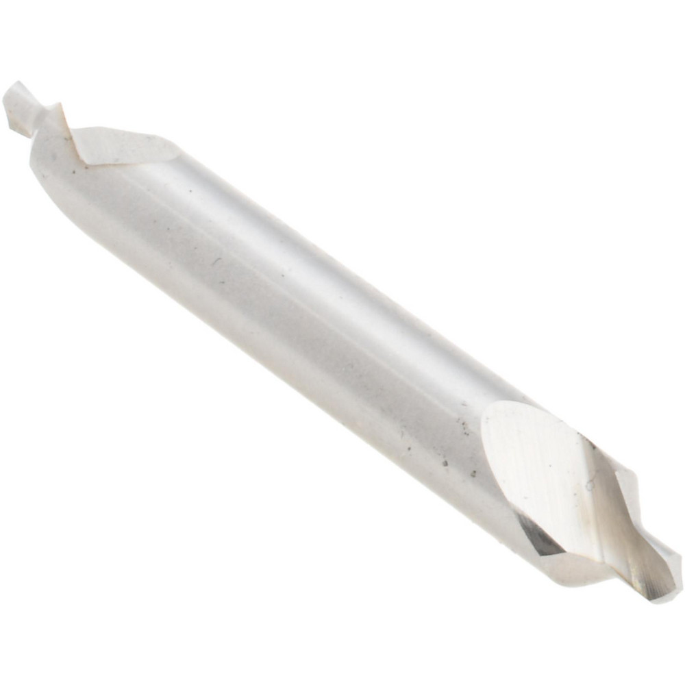 Hertel Combination Drill & Countersink: #3, 1/4" Body Dia, 118 deg, High-Speed Steel - H-81154030000